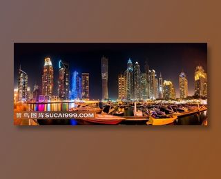 繁华的海岸城市