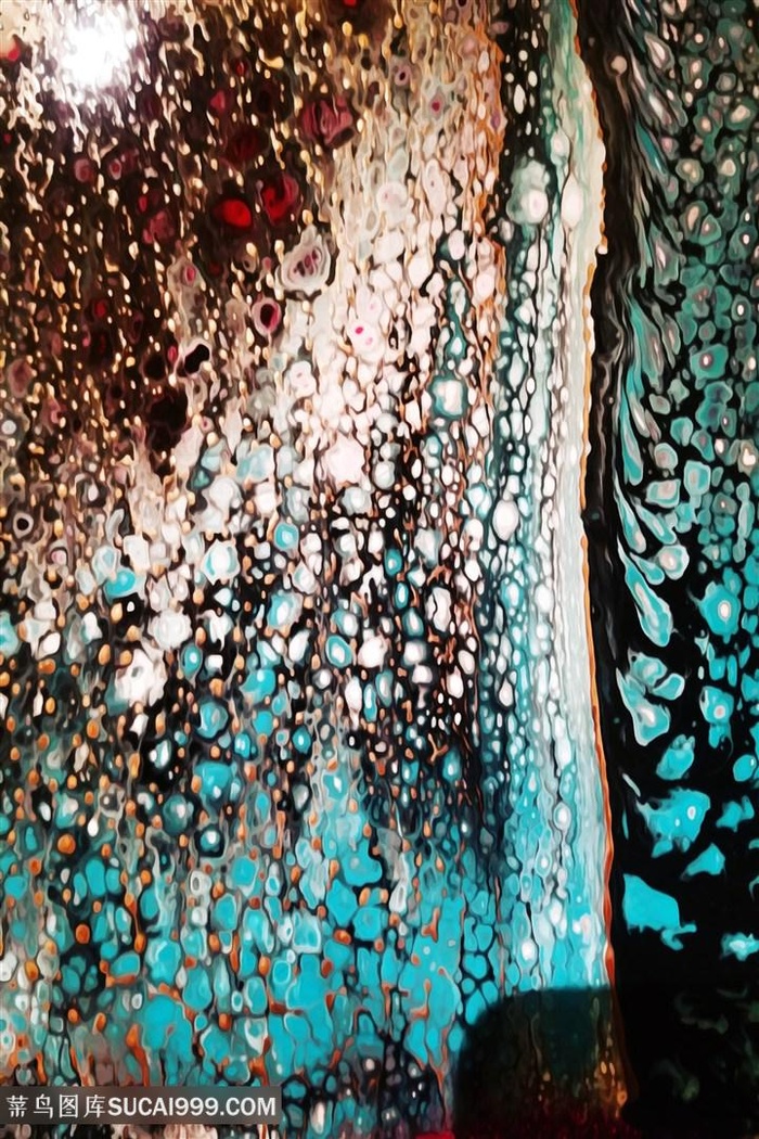 抽象水彩油画挂画