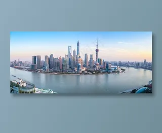 美丽的上海外滩风景高清图片