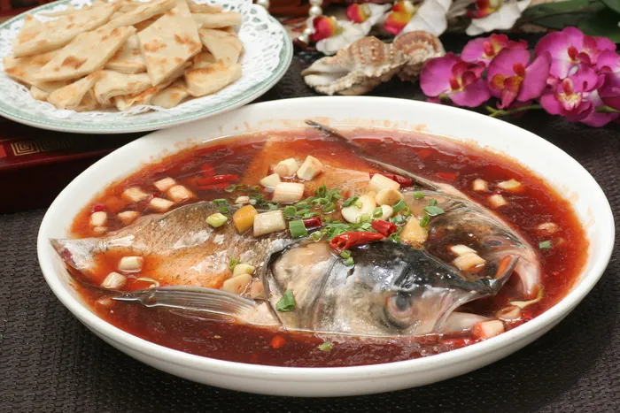 鱼头沾饼   48元份