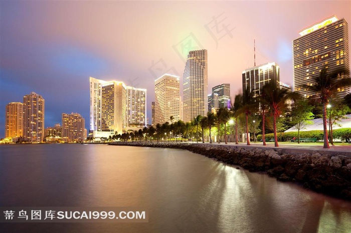 天际线钥匙城市夜景