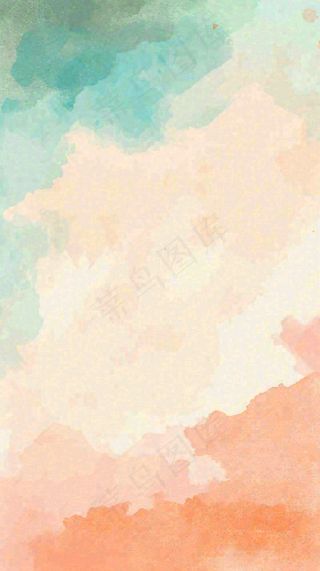 水墨泼墨粉色绿色渐变纹理背景