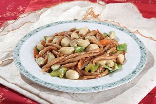 腊八蒜炒莜面10 (2)