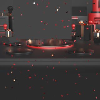 立体C4D场景电商首页主图直通车促销banner海报背景PSD素材