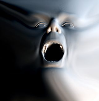 恐怖尖叫的人物头像图片