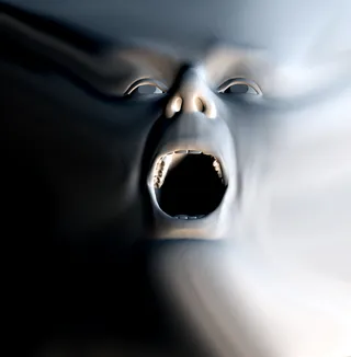 恐怖尖叫的人物头像图片