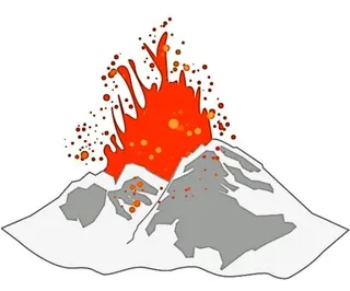 火山 PNG免抠