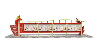 *核心价值观户外雕塑免扣元素