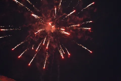 夜空灿烂烟火图片 夜空灿烂烟火图片