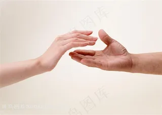 手部动作特写 男女握手动作特写