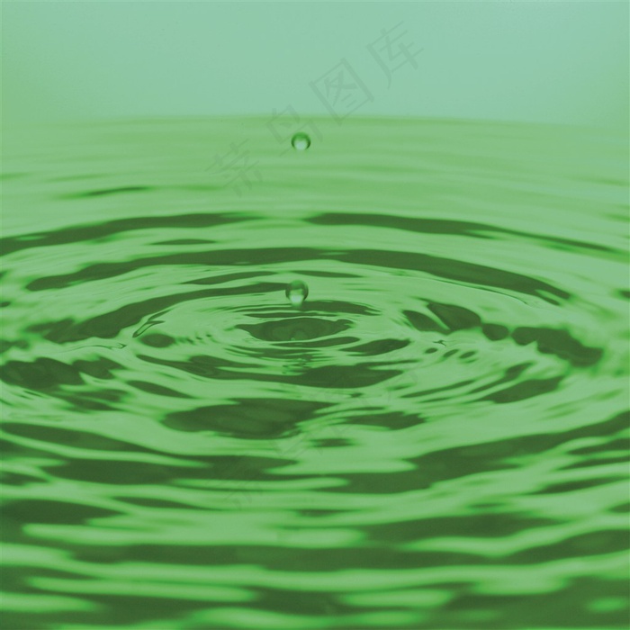 绿色水滴素材图片