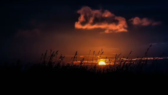 夕阳余晖唯美风景图片 夕阳余晖唯美风景图片