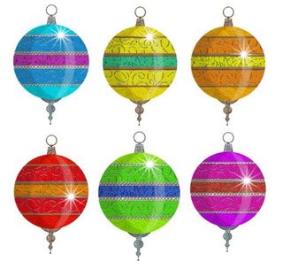 圣诞球小玩意免抠