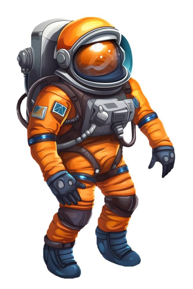 宇航员宇宙太空免抠(896x1344)