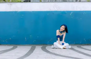 时尚清纯可爱的女孩摄影图片