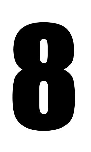 数字 8免抠(900x1500)