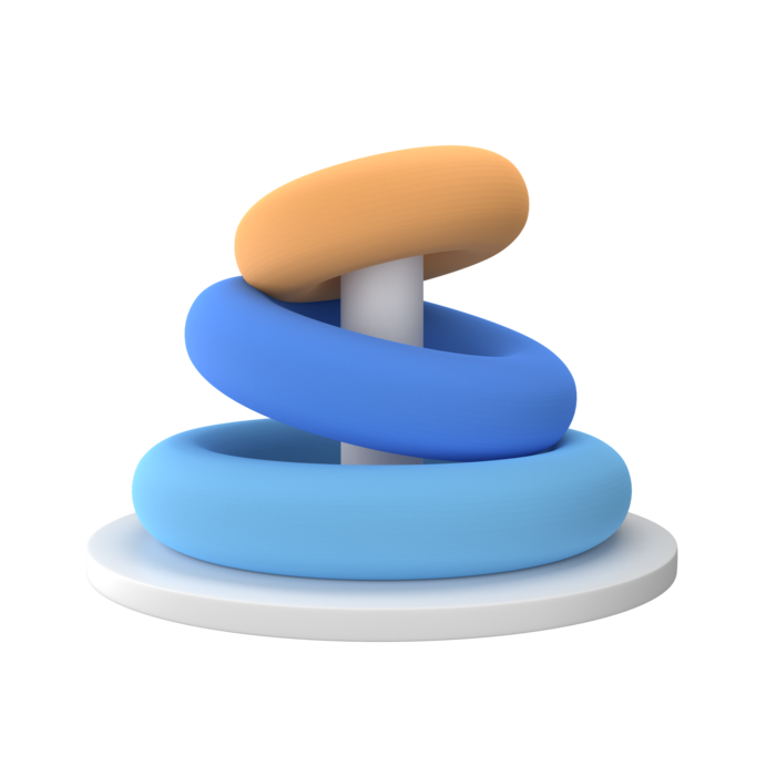 圆柱简约3D数据png图标素材