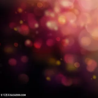 唯美粉红色光斑光效背景