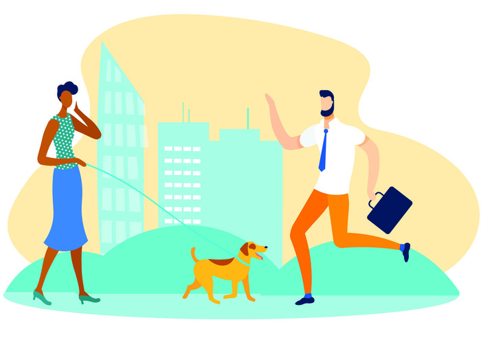 扁平化人物场景办公互联网等距ai矢量设计网页海报UI素材插画