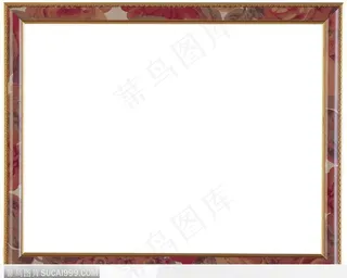 花纹金边相框