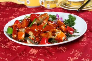 042老母鸡烩干豆角-西北人家