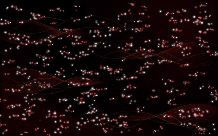 黑背景上的动感元素