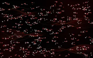 黑背景上的动感元素