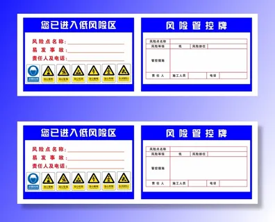 风险点工地施工安全模板
