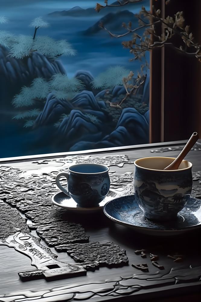 陶瓷杯具茶具国风摄影(2400x3600)