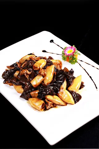 野木耳炒鱿鱼仔 (5)