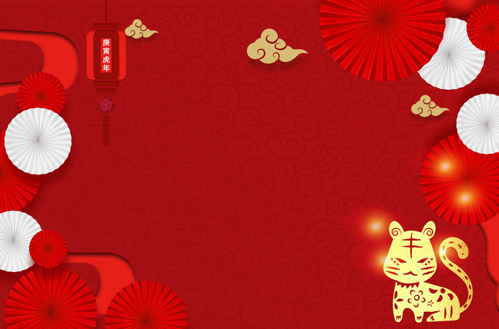 新年春节喜庆摄影楼背景图设计素材