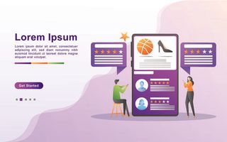 扁平化人物场景办公互联网等距ai矢量设计网页海报UI素材插画