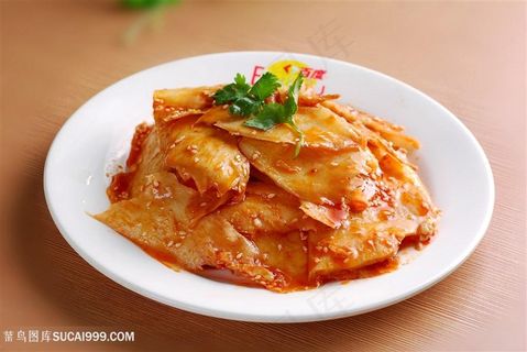 烤肉烤板筋的美食图片