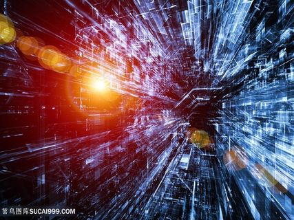 时尚立体科技光效背景高清图片