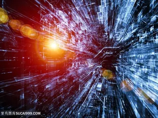 时尚立体科技光效背景高清图片