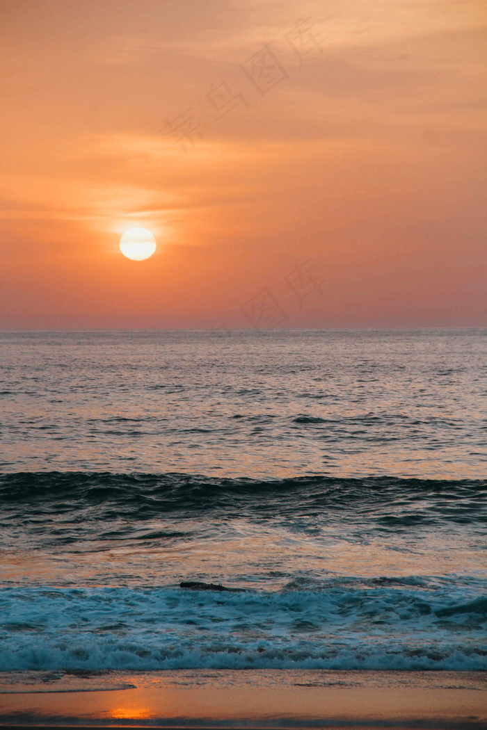 夕阳落日唯美风景图片