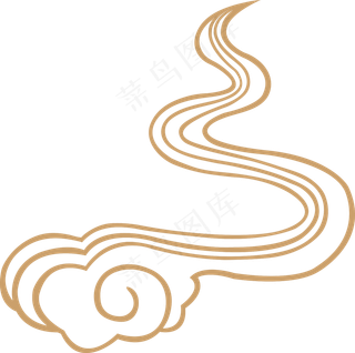 中式传统祥云中国风古典水纹吉祥图案