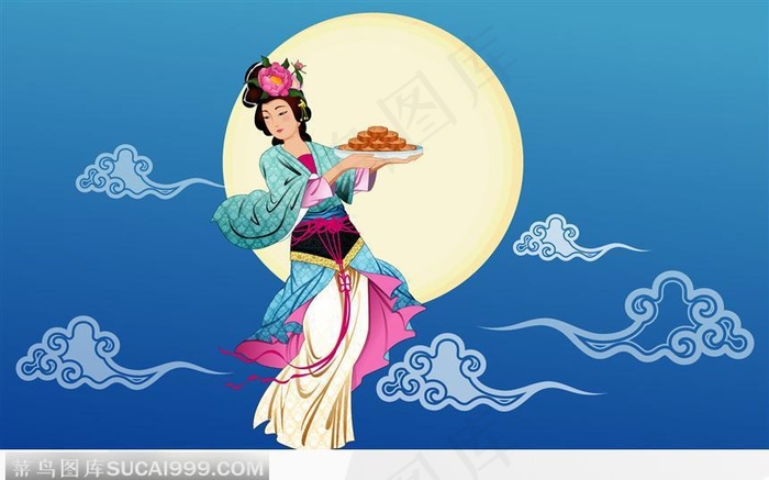 嫦娥送月饼