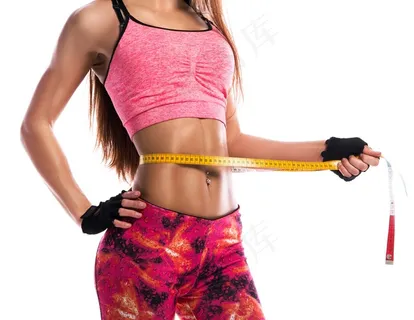 长发性感健身的美女写真