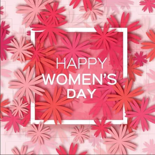 三八妇女节女神节贺卡素材eps,ai矢量模版下载