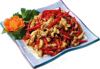 0685小米椒炒田鸡