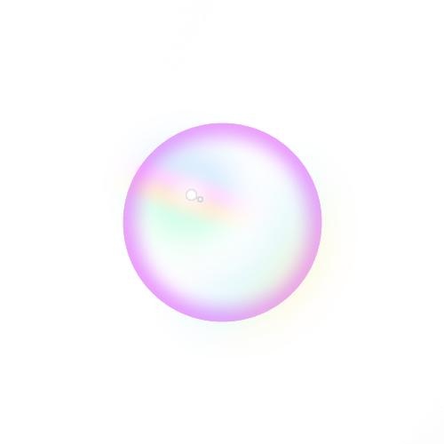 肥皂泡 PNG免抠(500x500)
