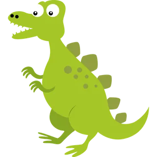 卡通恐龙生日宝宝宴派对素材恐龙派对免扣素材