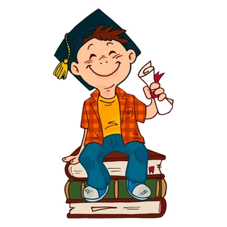 开心 博士 卡通 人物