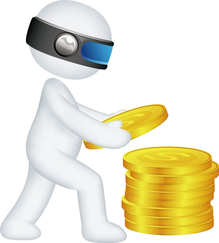 多行业戴眼镜科技感3D小人 免抠