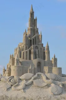 沙雕城堡图片