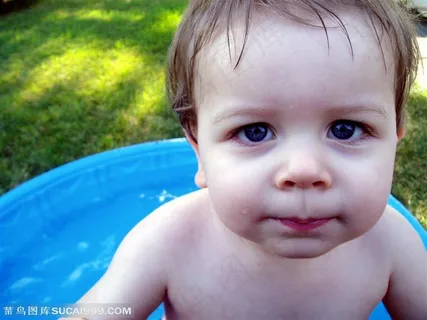 外国儿童-洗澡的外国可爱婴儿 外国儿童-洗澡的外国可爱婴儿