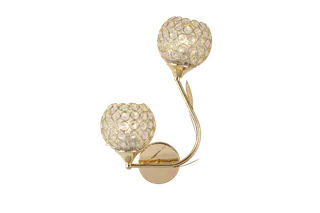 免扣镂空水晶壁灯