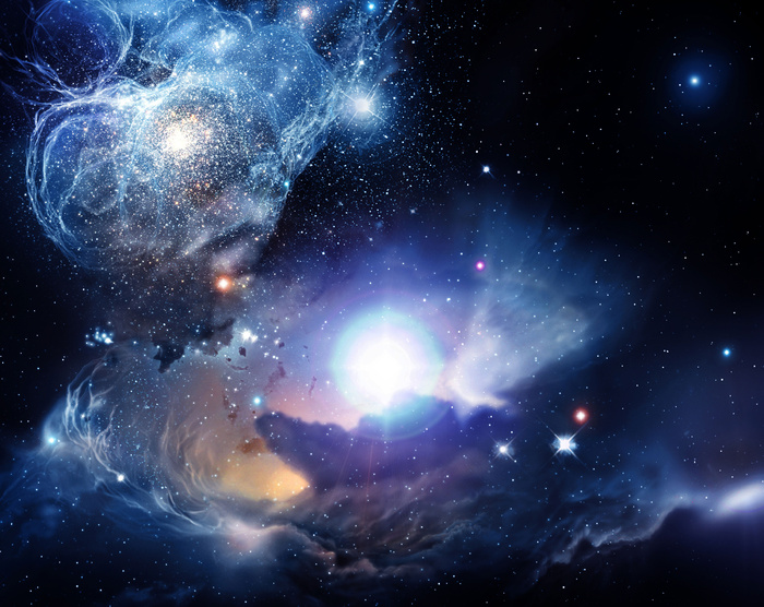 幻彩星空背景高清图片