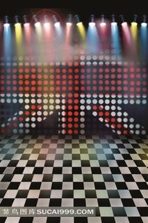 米字炫彩时尚背景